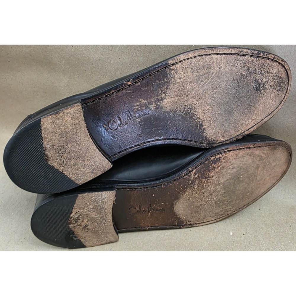 Cole Haan (Sz 10 M) Ascot II Horse Bit Men's Loafers Black Leather #C00395 - Picture 8 of 14